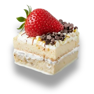 Porción de tres leches